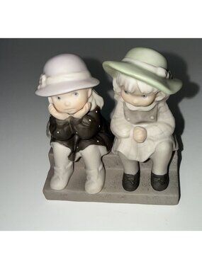 VTG Kim Anderson Pretty As A Picture Figurine We're Two Of A Kind #175358 Enesco